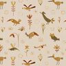 Popeline coton oiseaux sur la prairie – nature,  thumbnail number 1