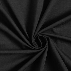 Jersey coton Medium uni – noir, 