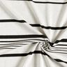 Maille jacquard à rayures irrégulières – écru/noir,  thumbnail number 4