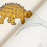 Tissu de décoration Semi-panama Remarquables dinosaures – écru/vert foncé,  thumbnail number 4