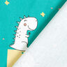 Tissu de décoration Semi-panama Jolis dinosaures – bleu aqua/blanc,  thumbnail number 4