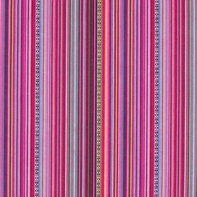 Tissu de décoration Jacquard Rayures fines – pourpre/baies, 