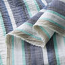 Tissu double gaze de coton Rayures teintées dans la masse – indigo/bleu glacier,  thumbnail number 3