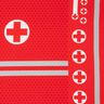 French Terry Panel Médecin urgentiste d’un jour | Stoff&Liebe – rouge/argent,  thumbnail number 1