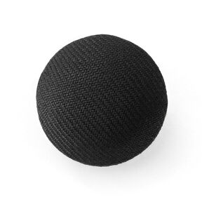 Bouton semi – sphérique recouvert Gloss – noir, 