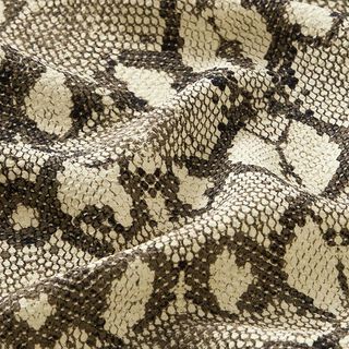 Tissu en viscose Imprimé serpent – beige, 