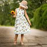 Jersey coton Tournesols fille | Glitzerpüppi – bleu glacier/jaune soleil,  thumbnail number 5