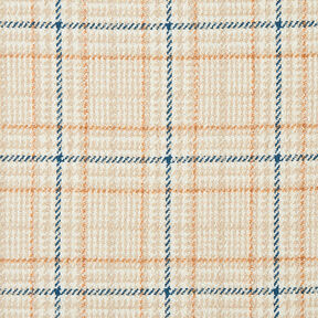 Tissu pour manteau Carreaux & pied-de-poule – blanc/beige clair, 