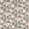 Tissu de décoration Semi-panama Fleurs aspect quilt – lilas pastel/écru,  thumbnail number 1