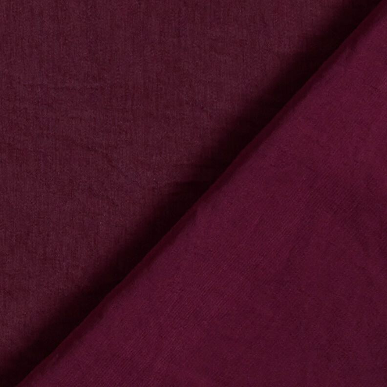Tissu léger pour chemisier crinkle uni – merlot,  image number 3