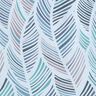 Tissu de décoration Semi-panama motif de feuilles – bleu,  thumbnail number 6