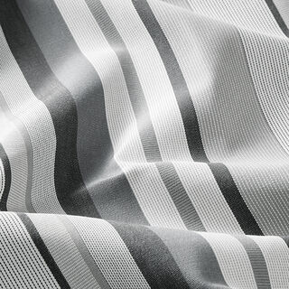 Tissu d’extérieur Canvas Rayures – gris, 