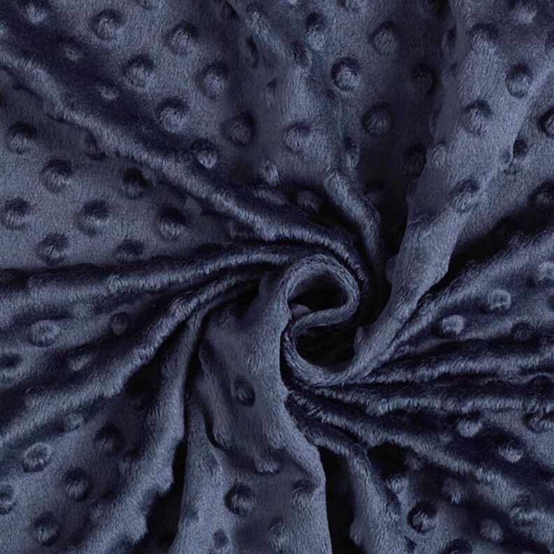 Polaire douillet points en relief – bleu marine,  image number 3