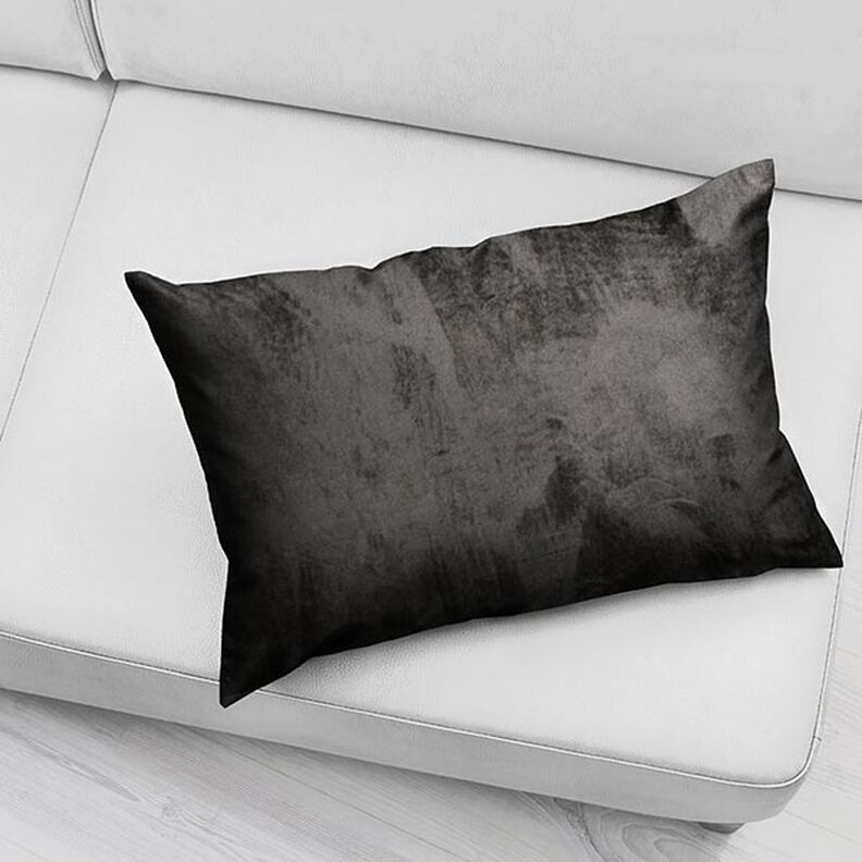 Tissu de décoration Velours – noir,  image number 5