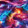 French Terry Sweat d’été Galaxie Impression numérique – lilas bleu/rouge feu,  thumbnail number 2