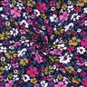 French Terry Sweat d’été Fleurs – noir/indigo,  thumbnail number 3
