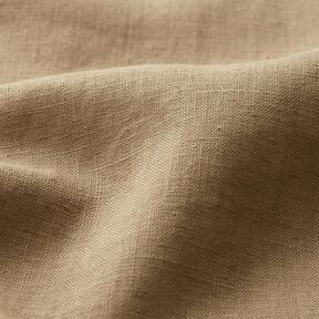 Lin mélangé léger prélavé – beige foncé, 
