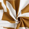 Tissu de décoration Semi-panama Formes abstraites – moutarde/nature,  thumbnail number 3