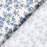 Popeline coton Blümchenmeer – bleu jean/blanc,  thumbnail number 4