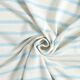 Jersey coton rayures horizontales – blanc/bleu clair,  thumbnail number 3