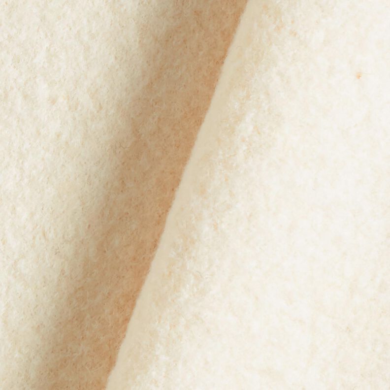 Loden de laine foulé – crème, image number 3