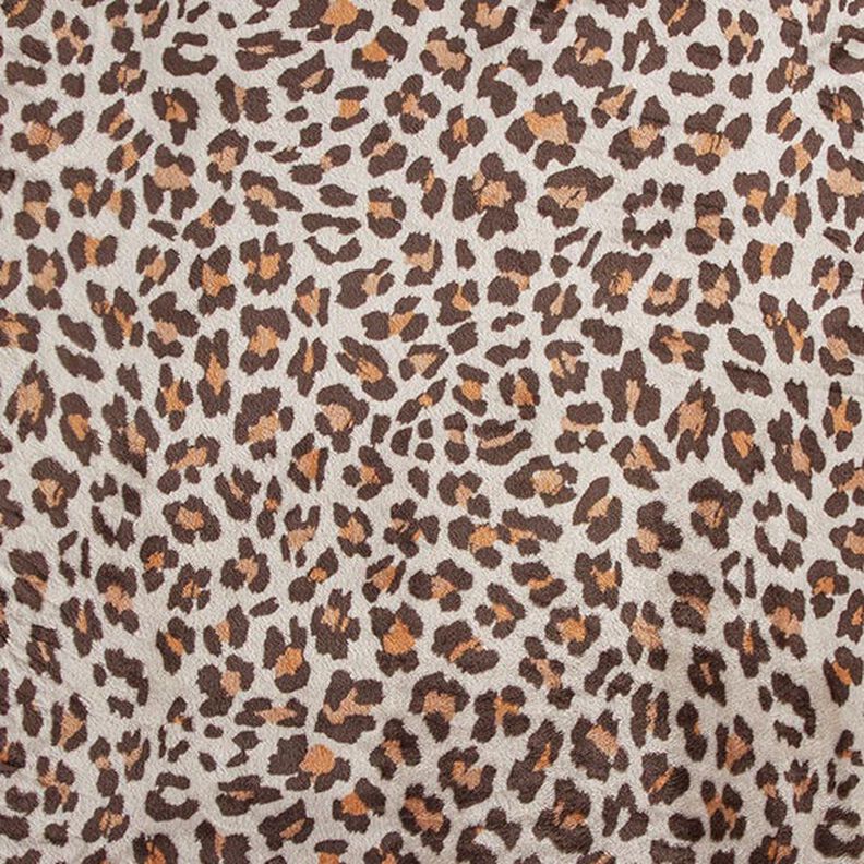 Polaire douillet Grand léopard – nature/marron noir,  image number 1