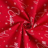 Tissu de décoration Canvas Vœux de Noël – rouge/blanc,  thumbnail number 3