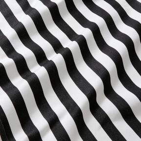 Extérieur Tissu pour chaise longue Rayures verticales 44 cm – noir, 