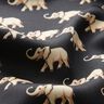 Tissu pour chemisier Éléphants – noir,  thumbnail number 2