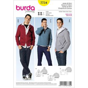 Veste / t-shirt, Burda 7734, 