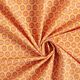 Cretonne de coton ornements de carreaux – orange/jaune orangé,  thumbnail number 3