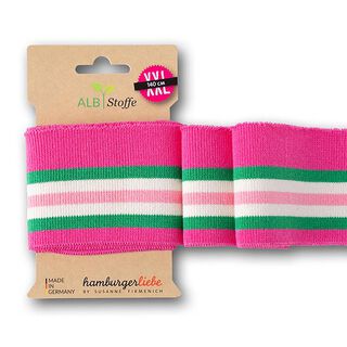 GOTS Bord-côtes Bio CUFF ME COLLEGE [140 cm | 7 cm] | Albstoffe | Hamburger Liebe, 