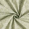 Tissu en coton Cretonne Mini feuilles – kaki clair/blanc,  thumbnail number 3