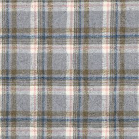 Tissu matelassé Flanelle Karo | Poppy Fabrics – gris, 