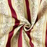 Tissu d’ameublement jacquard Rayures Biedermeier – crème/rouge,  thumbnail number 4