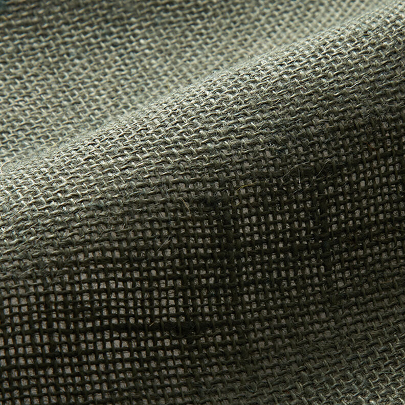 Tissu de décoration Jute Uni 150 cm – pin foncé,  image number 3