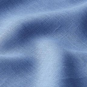 Tissu en lin – bleu acier | Reste 90cm, 