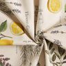 Tissu de décoration Semi-panama Herbes aromatiques – nature/jaune,  thumbnail number 3