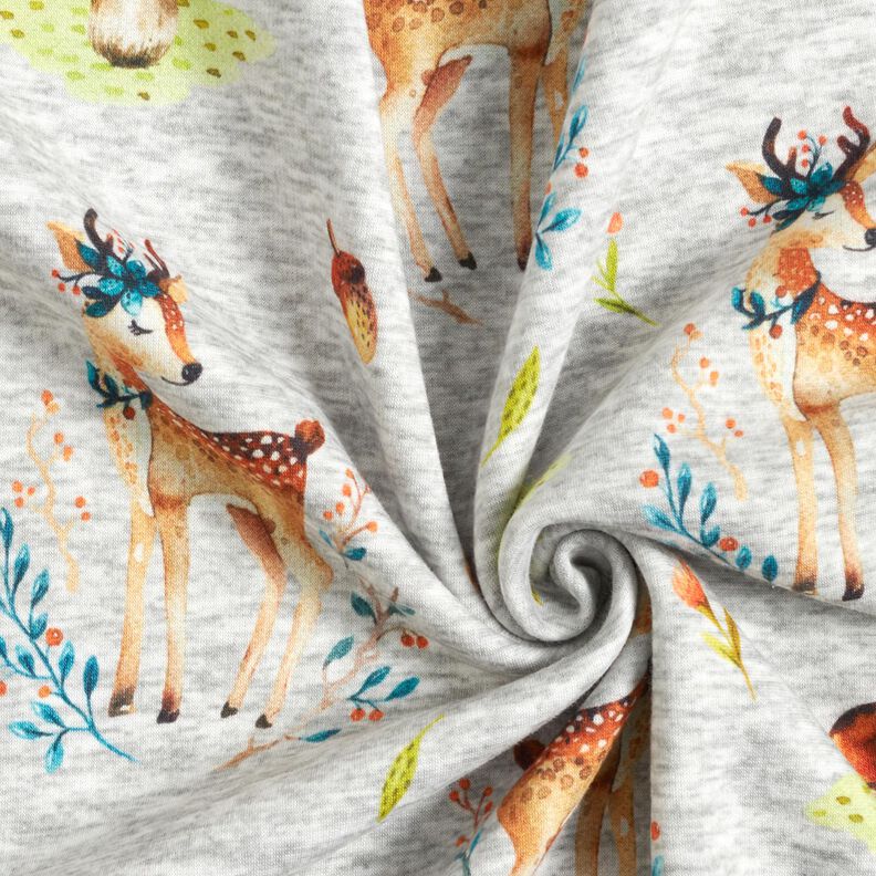 Polaire alpin cerf romantique – argent/nature, image number 3