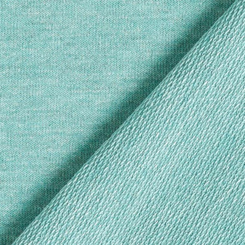 French Terry chiné fin – vert/gris,  image number 5