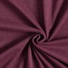 Jersey finement tricoté à motif ajouré – aubergine,  thumbnail number 1