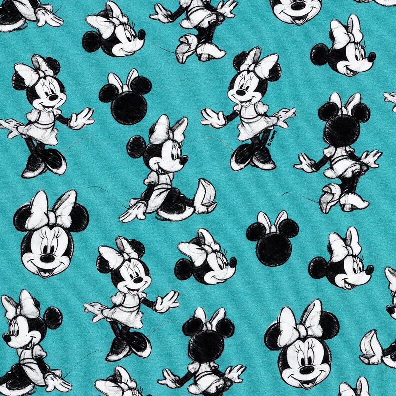 Jersey coton Minnie Mouse | Disney – bleu clair,  image number 1
