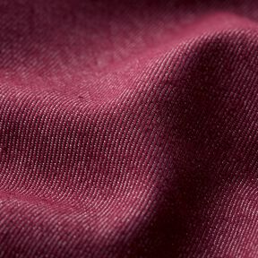 Denim de coton stretch mélangé moyen – rouge bordeaux, 