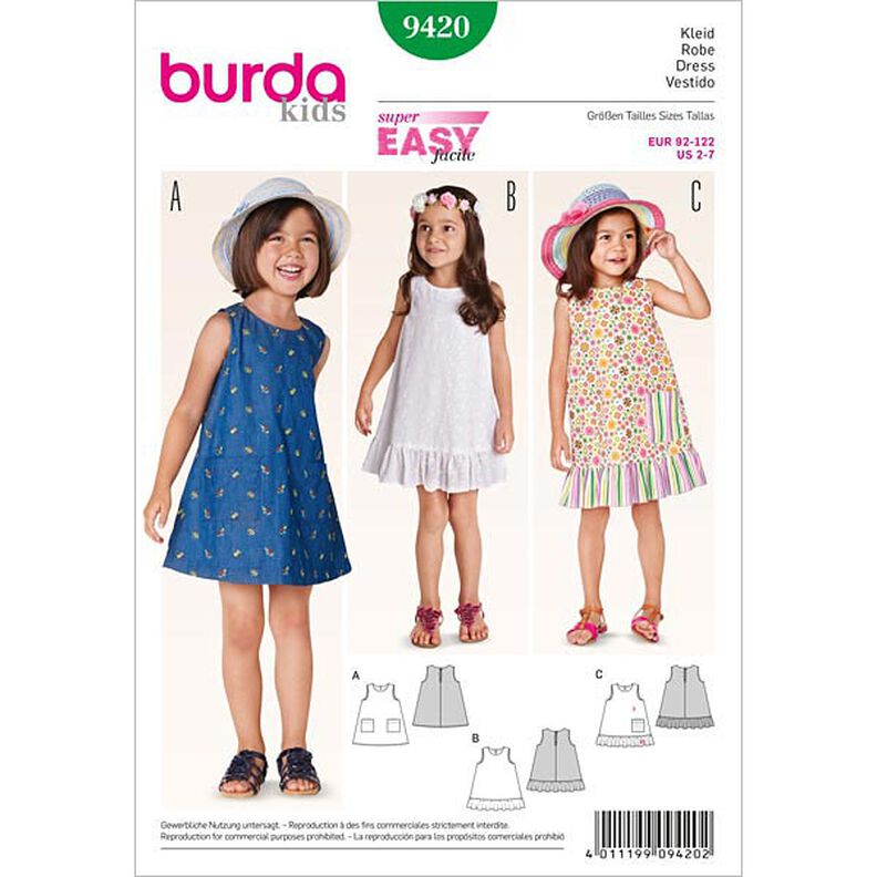 Robe large, Burda 9420,  image number 1