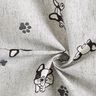 Tissu de décoration Canvas Bouledogue – gris,  thumbnail number 3