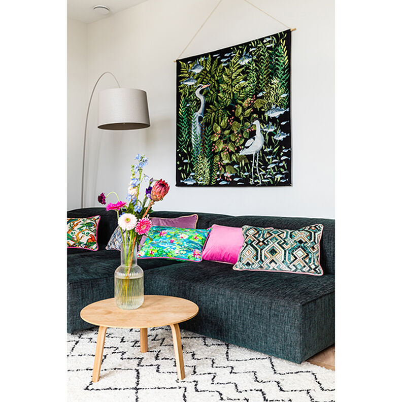 Tissu de décoration Impression numérique Monet – turquoise,  image number 6