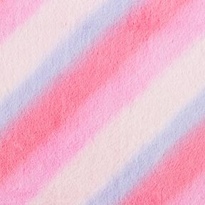 Fourrure synthétique Dégradé de couleurs diagonal – rose/mauve, 