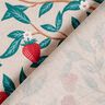 Tissu de décoration Semi-panama Jolis fruits – nature/pétrole,  thumbnail number 4