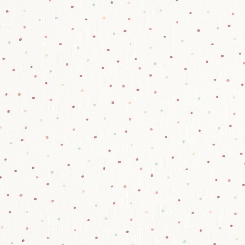 Jersey coton Points multicolores &ndash; &eacute;cru,  image number 1