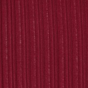 Maille côtelée unie – rouge bordeaux, 